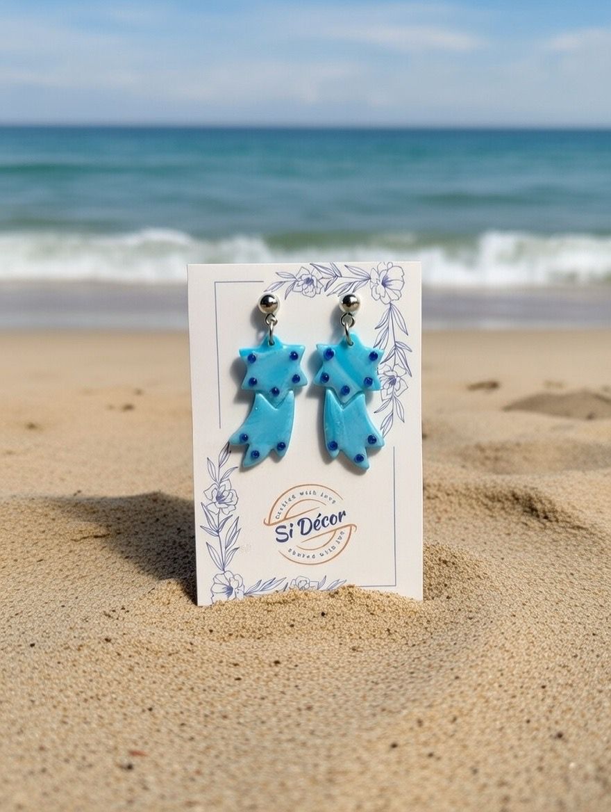 Celestial Shooting Star Dangles