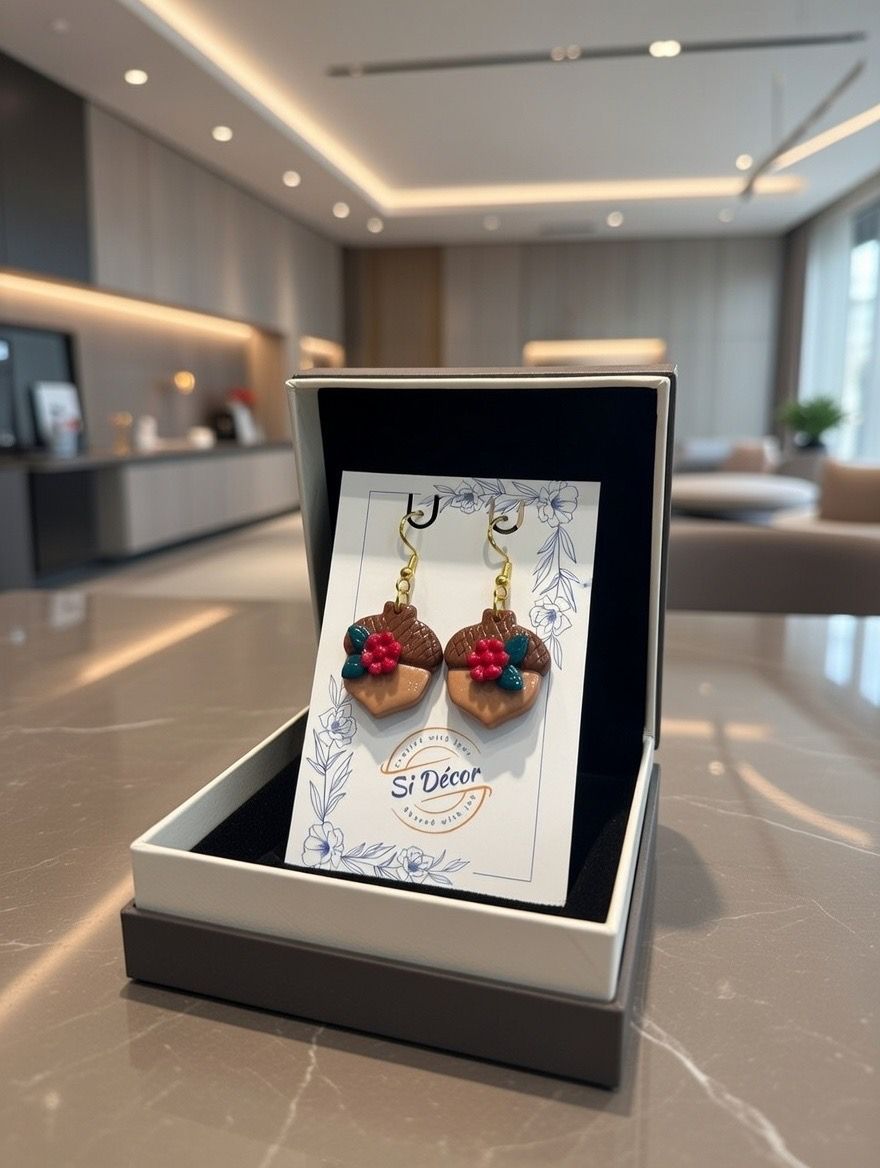 Acorn & Berry Fall Dangles